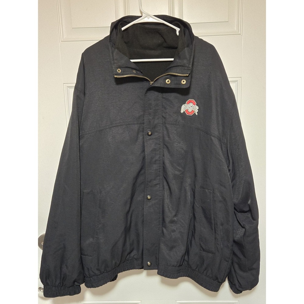 Ohio State Buckeyes Full Zip Jacket /w Liner Cutter & Buck CB Size XL Black Coat